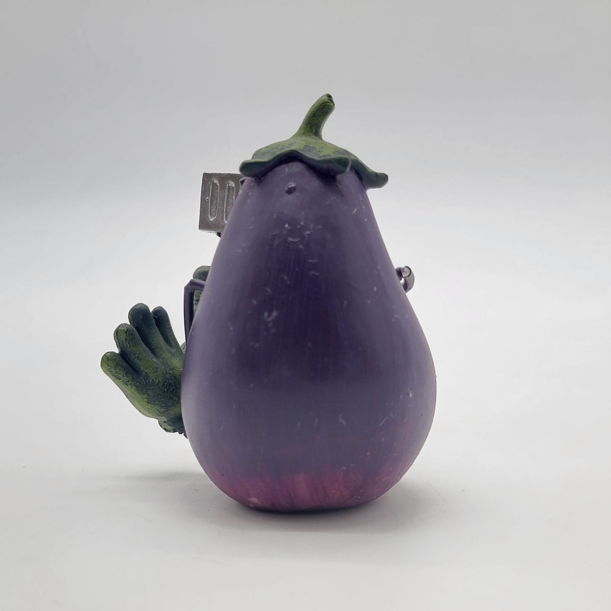 1980s Anthropomorphic Eggplant Chef Shelf Sitter