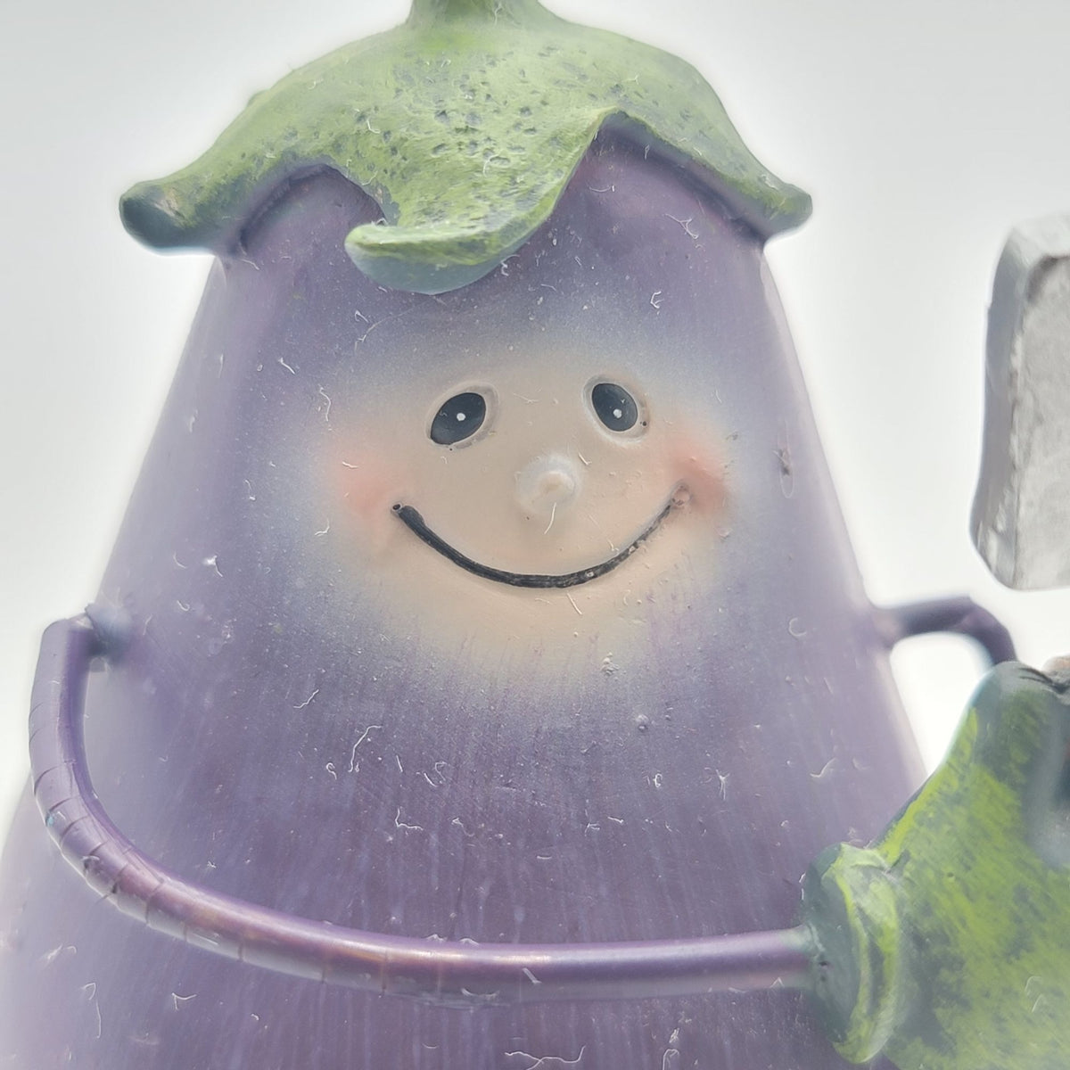 1980s Anthropomorphic Eggplant Chef Shelf Sitter