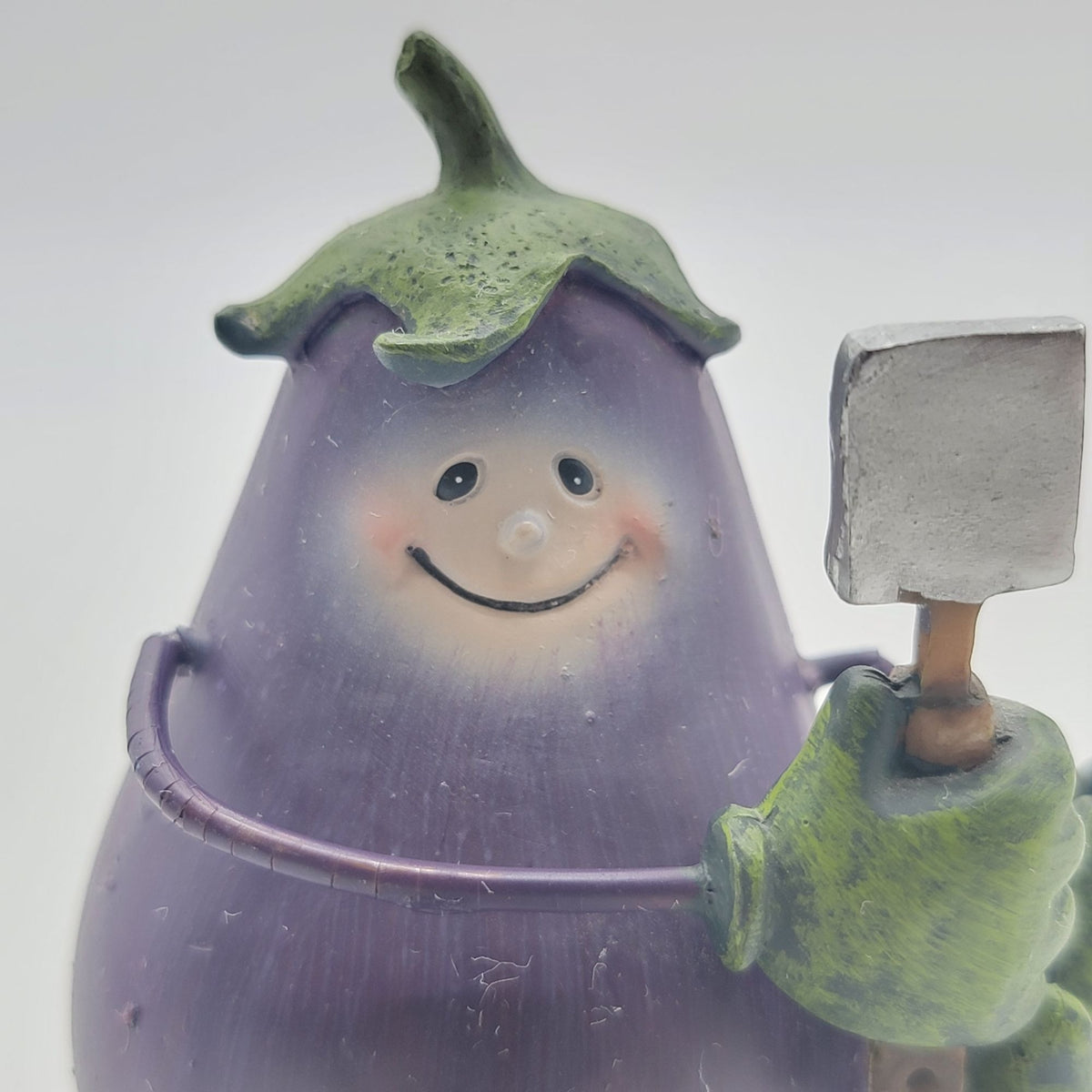 1980s Anthropomorphic Eggplant Chef Shelf Sitter
