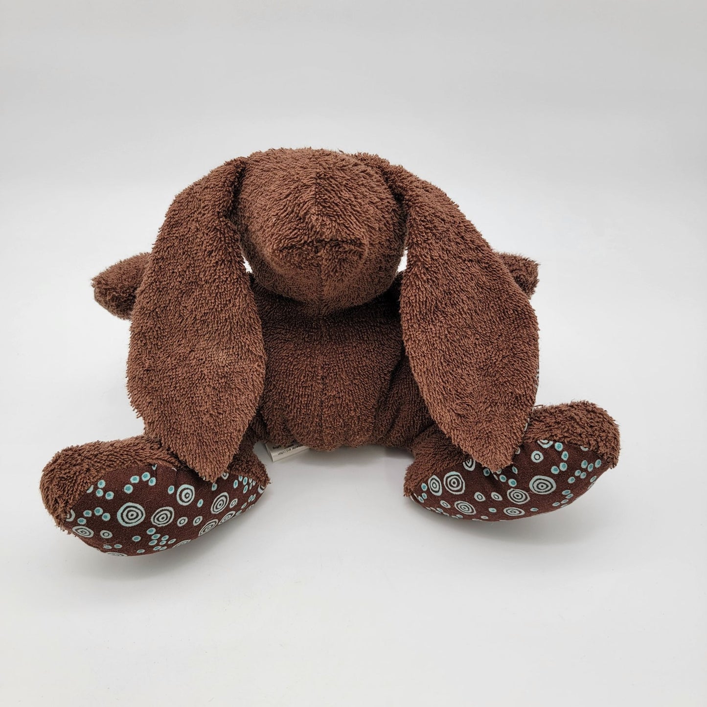 Yellow Horse Art Studios Plush Brown Terry Cloth Bunny