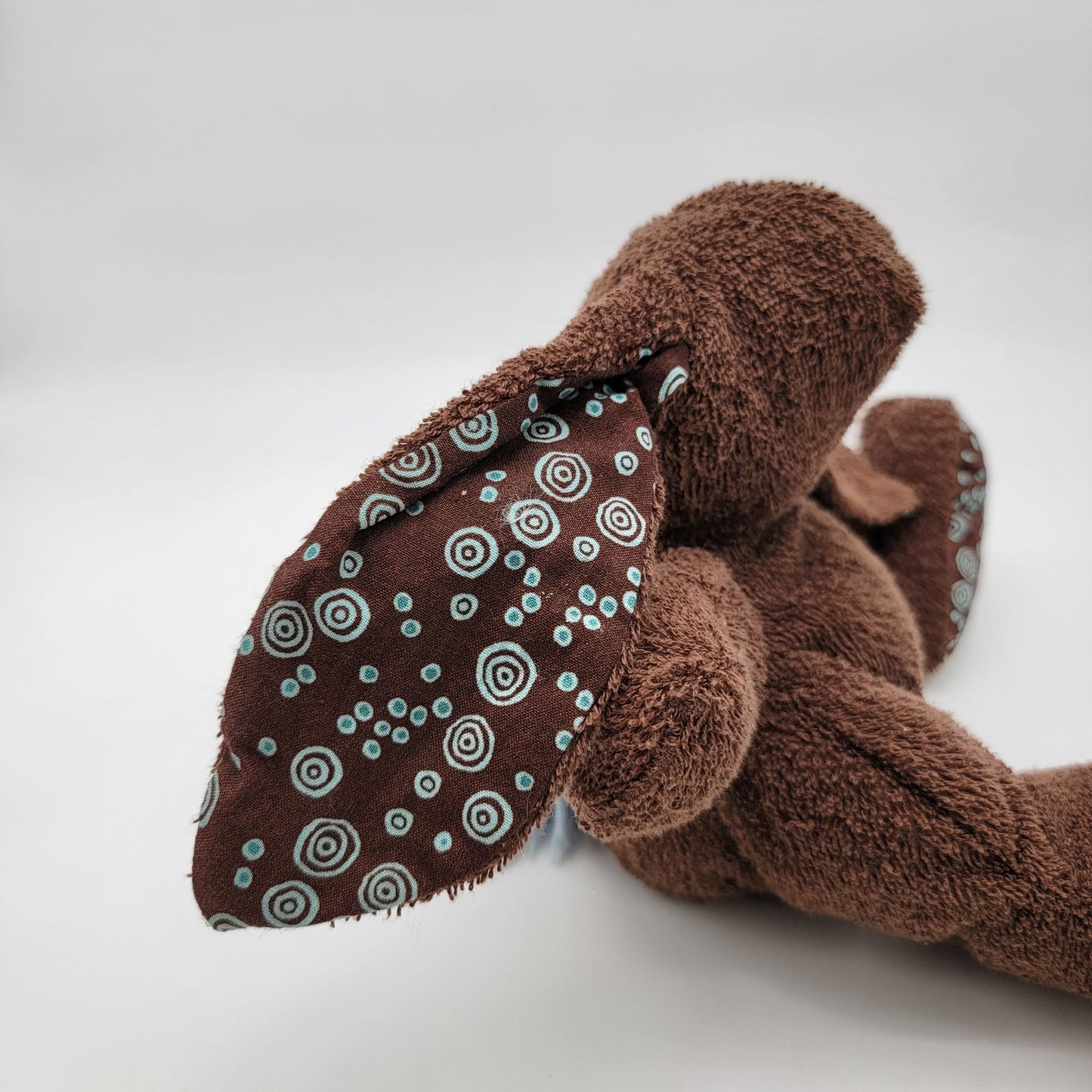 Yellow Horse Art Studios Plush Brown Terry Cloth Bunny