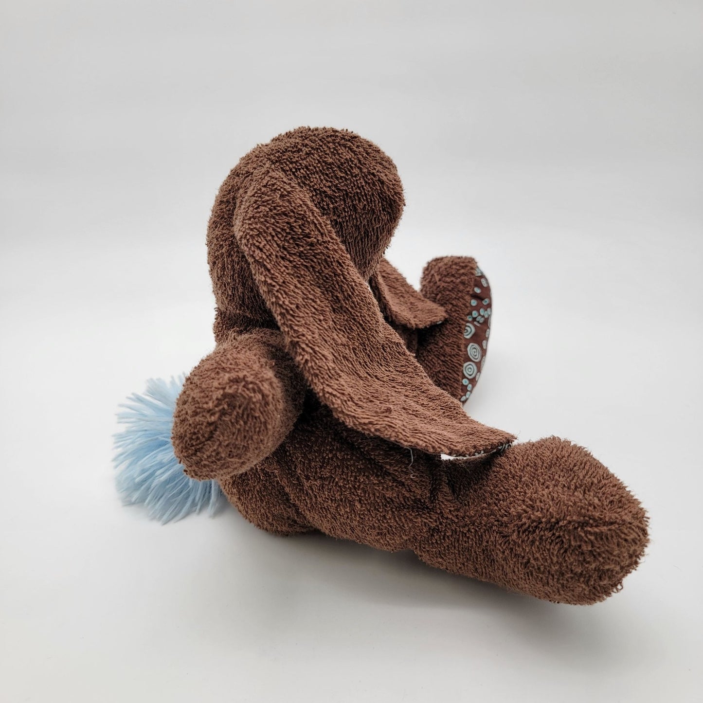 Yellow Horse Art Studios Plush Brown Terry Cloth Bunny