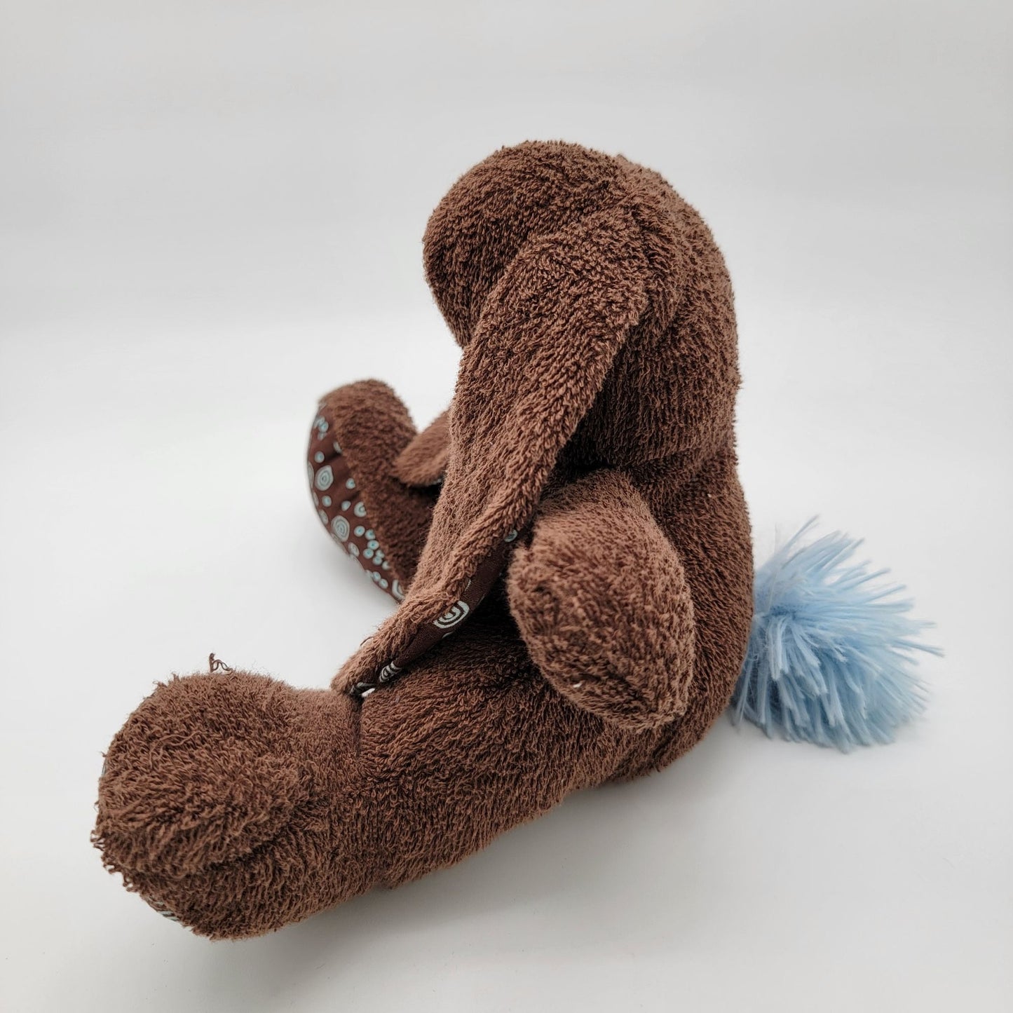 Yellow Horse Art Studios Plush Brown Terry Cloth Bunny