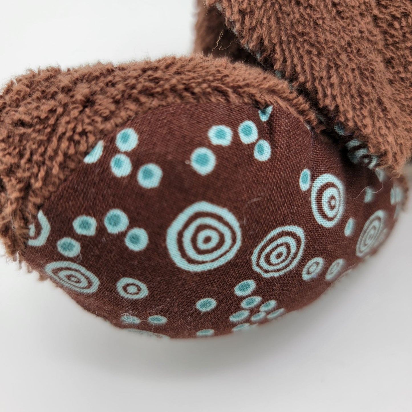 Yellow Horse Art Studios Plush Brown Terry Cloth Bunny