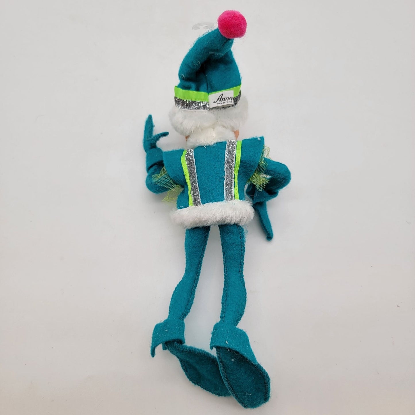 Annalee Vintage 11" Winter Whimsy Boy Elf Doll With Festive Outfit