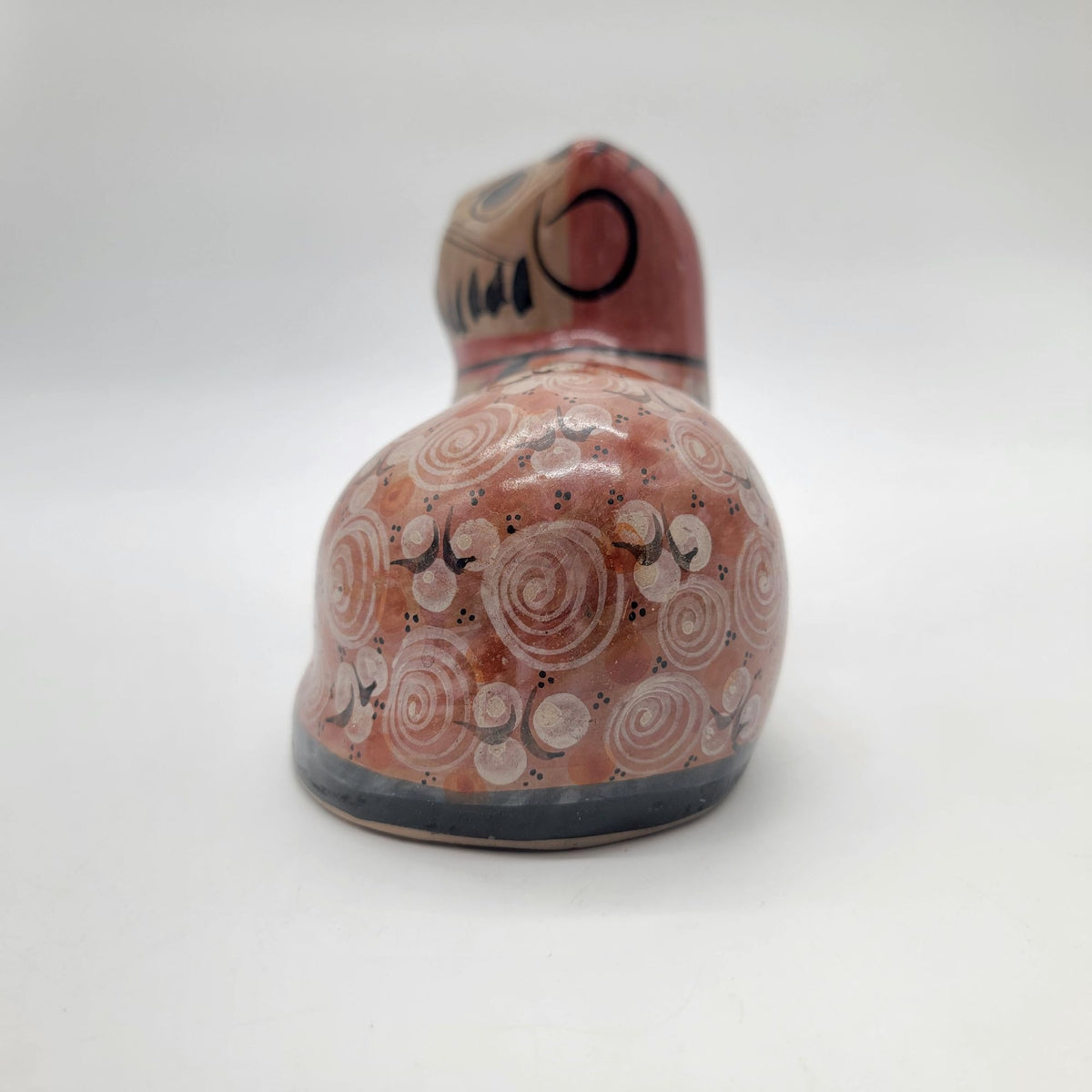 Large Tonala Jalisco Mexican Pottery Cat Vintage Sculpture