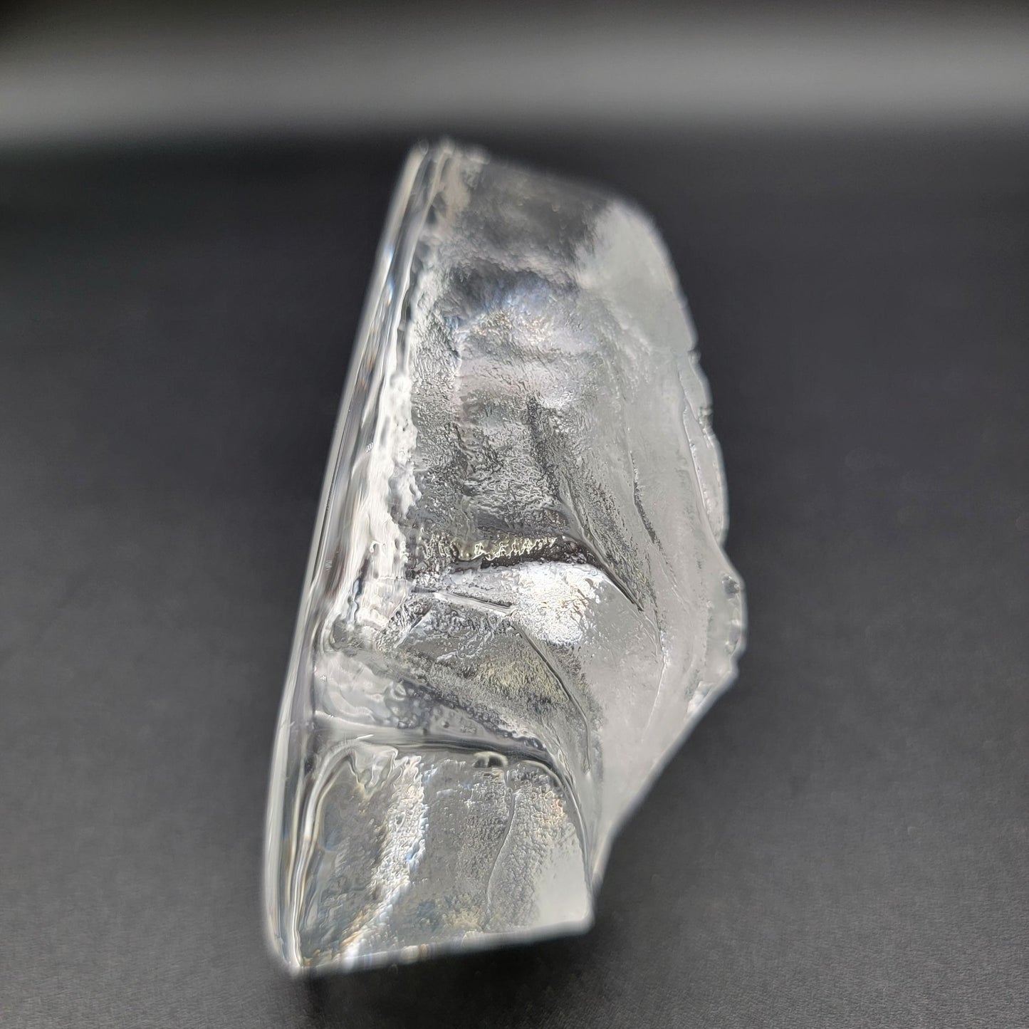 Mats Jonasson Crystal Beaver Paperweight Signed 3593