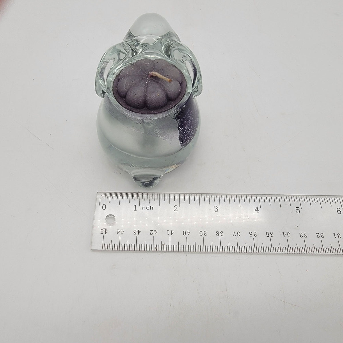 Vintage Indiana Glass Rabbit Candle Holder