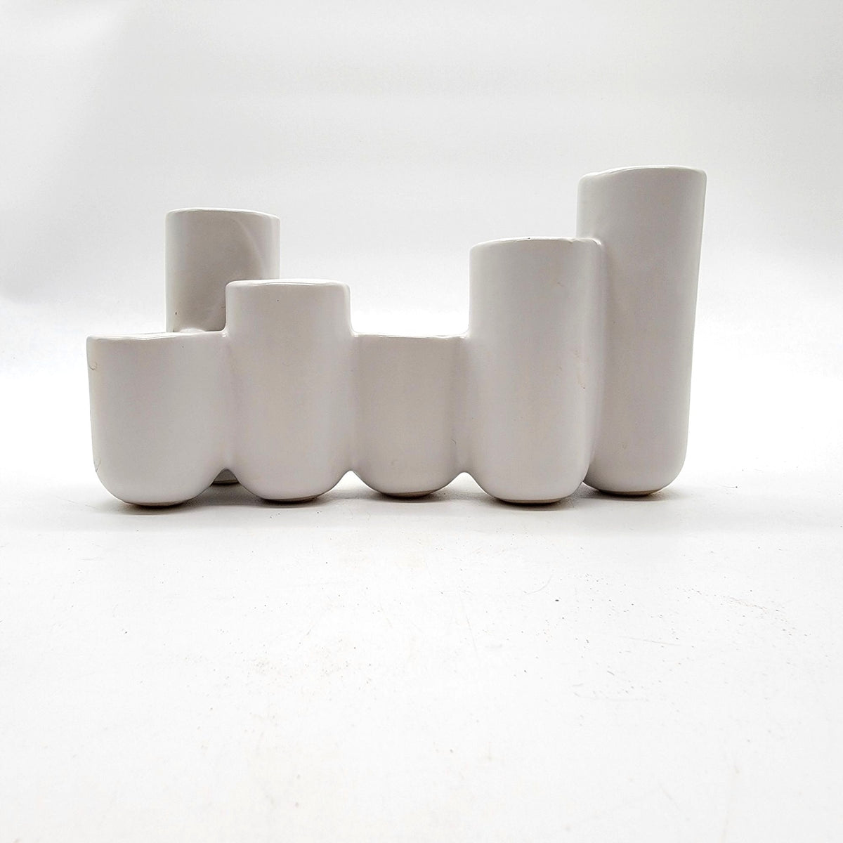 HomArt Luna White Cluster Bud Vase