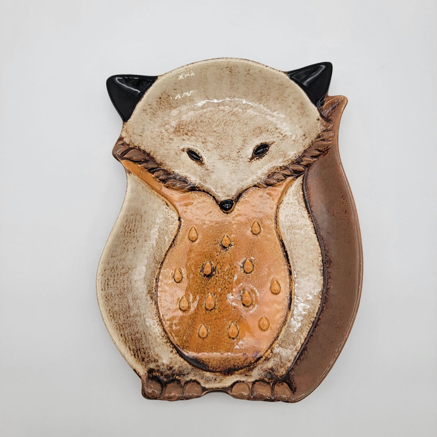 Vintage Fox Plate Dish