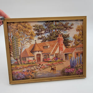 Vintage 1940s Hultquist Bakery Advertising Print With Thermometer