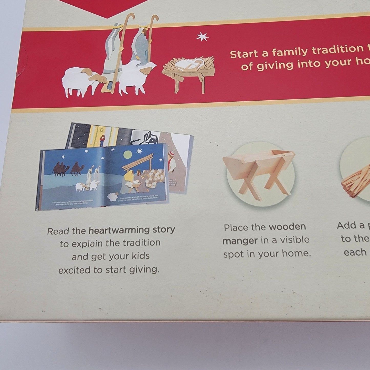 The Giving Manger Christmas Family Tradition Box Set Advent