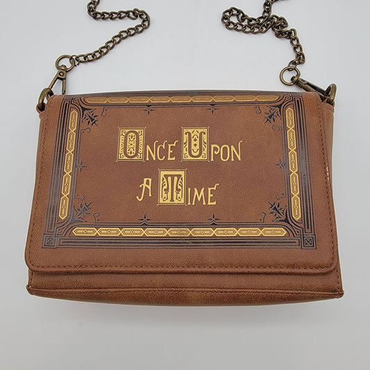 Retired Hot Topic Once Upon A Time Book Cover Crossbody Purse
