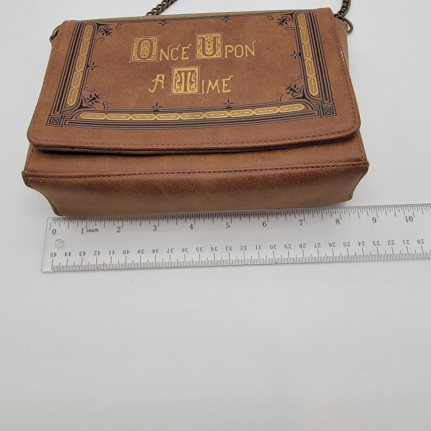 Retired Hot Topic Once Upon A Time Book Cover Crossbody Purse