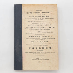 Ladies Indispensable Assistant 1852 Hardcover