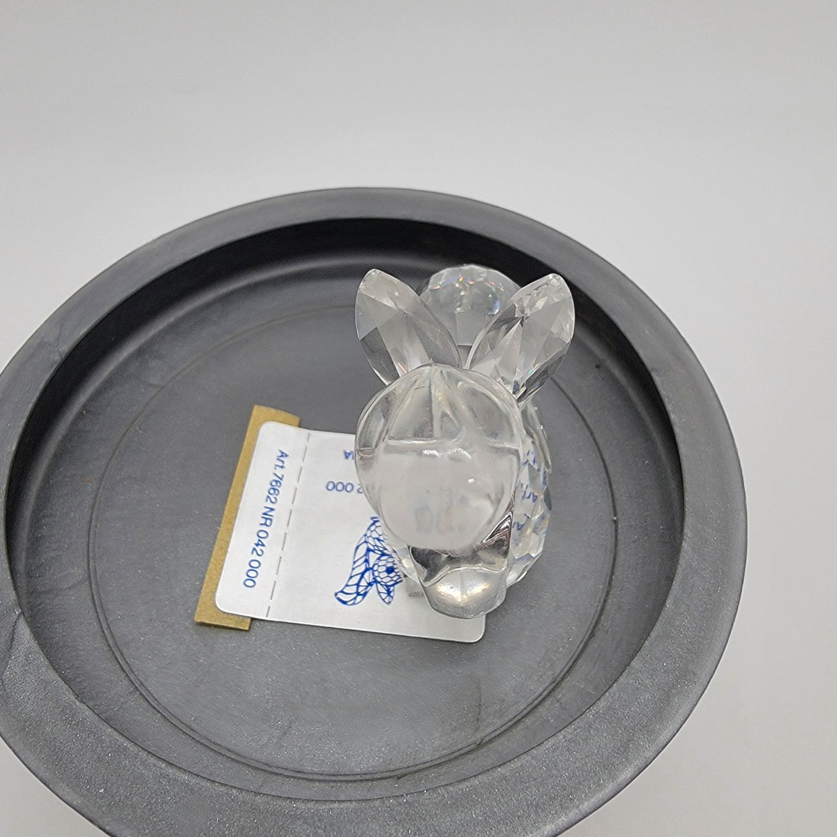 Vintage Swarovski Silver Crystal Squirrel Figurine Retired With Box