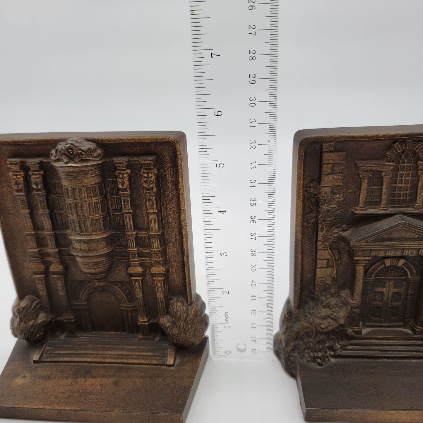 Antique Bradley & Hubbard Mt. Pleasant and Bramshill Bronze Bookends