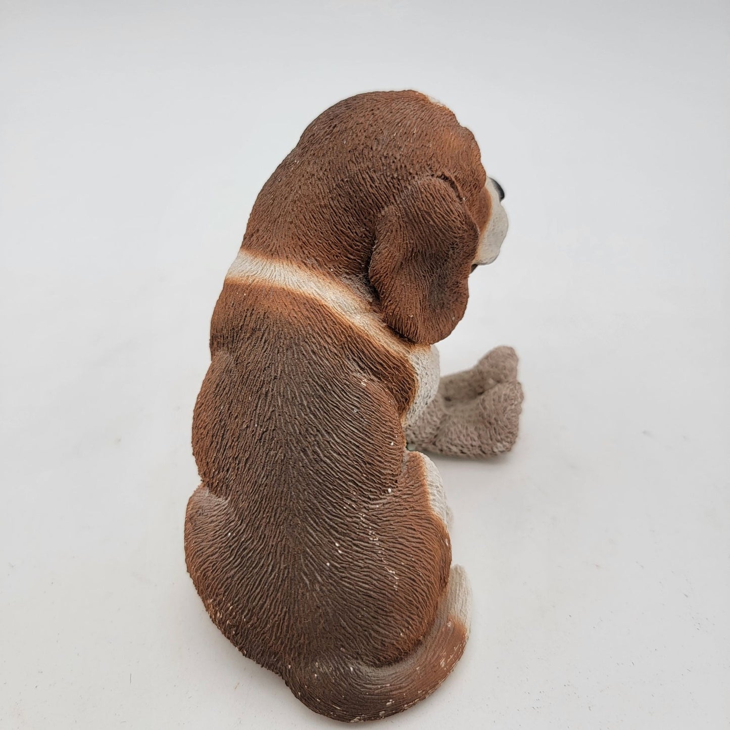 Living Stone Beagle Puppy & Bunny Figurine