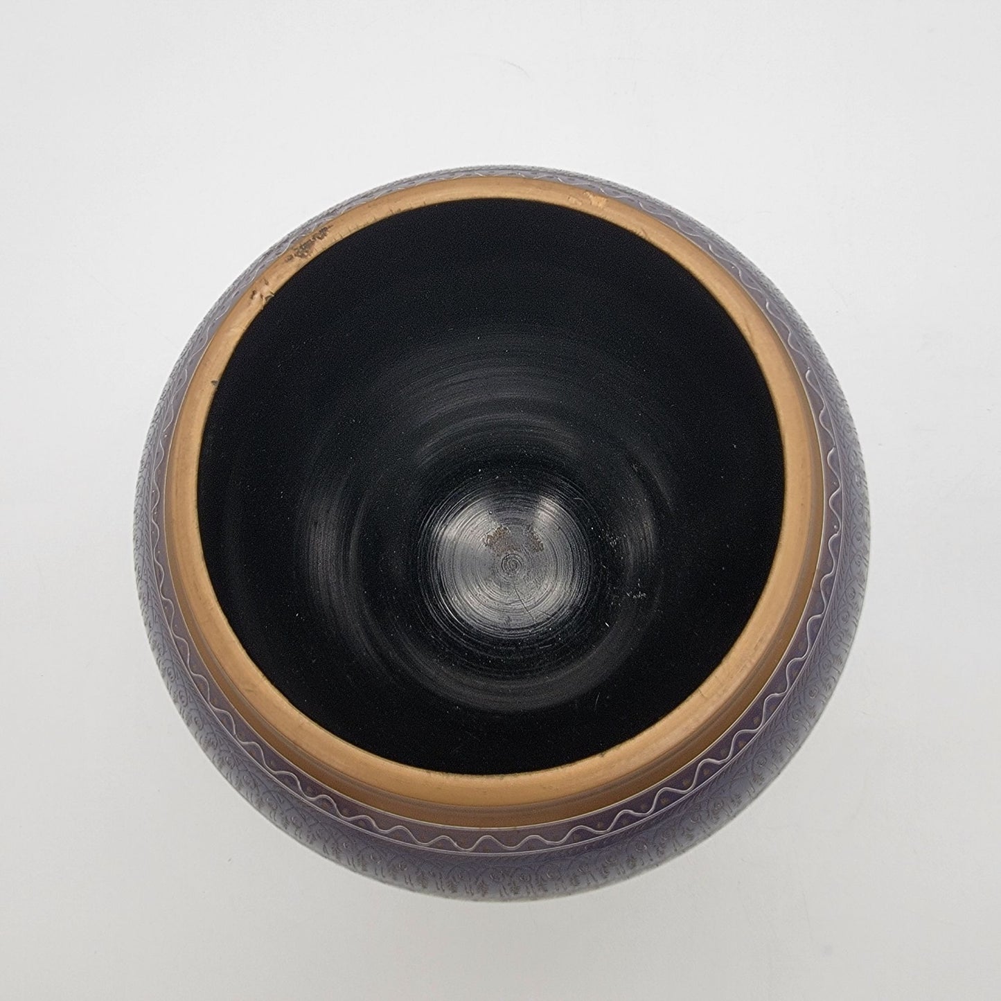 Vintage Middle Eastern Nakshiwork Lacquer Wood Vase