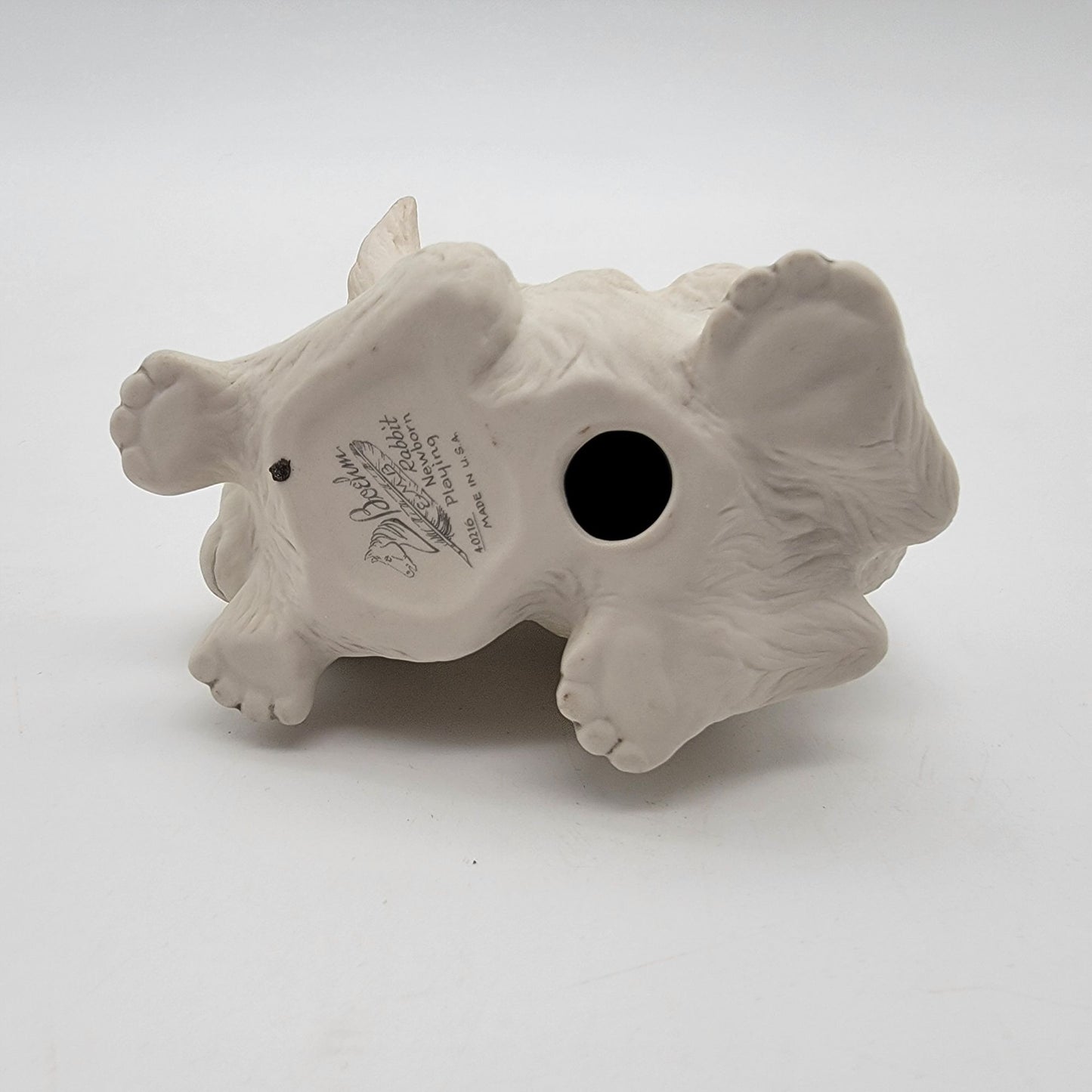 Boehm White Rabbit Figurine Set Of 3