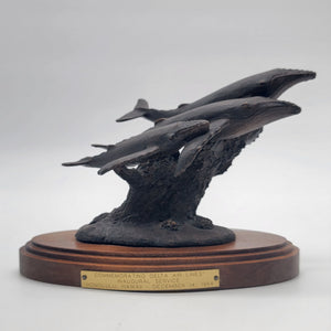 Humpback Whales 1984 Delta Commemorative Sculpture By Charles Earnhardt