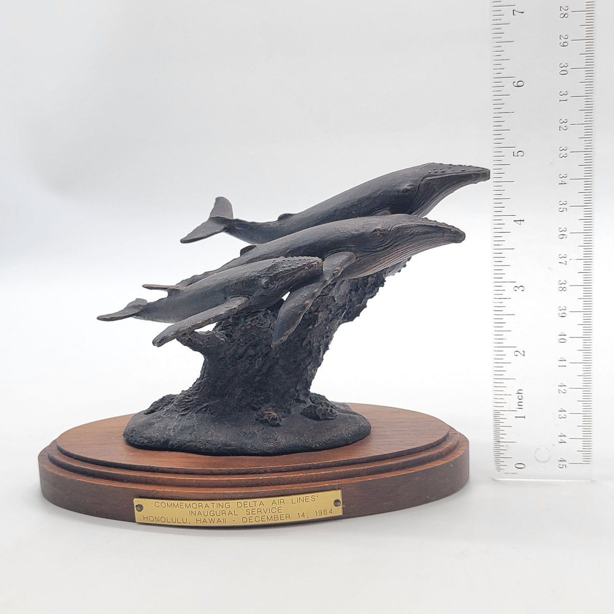 Humpback Whales 1984 Delta Commemorative Sculpture By Charles Earnhardt