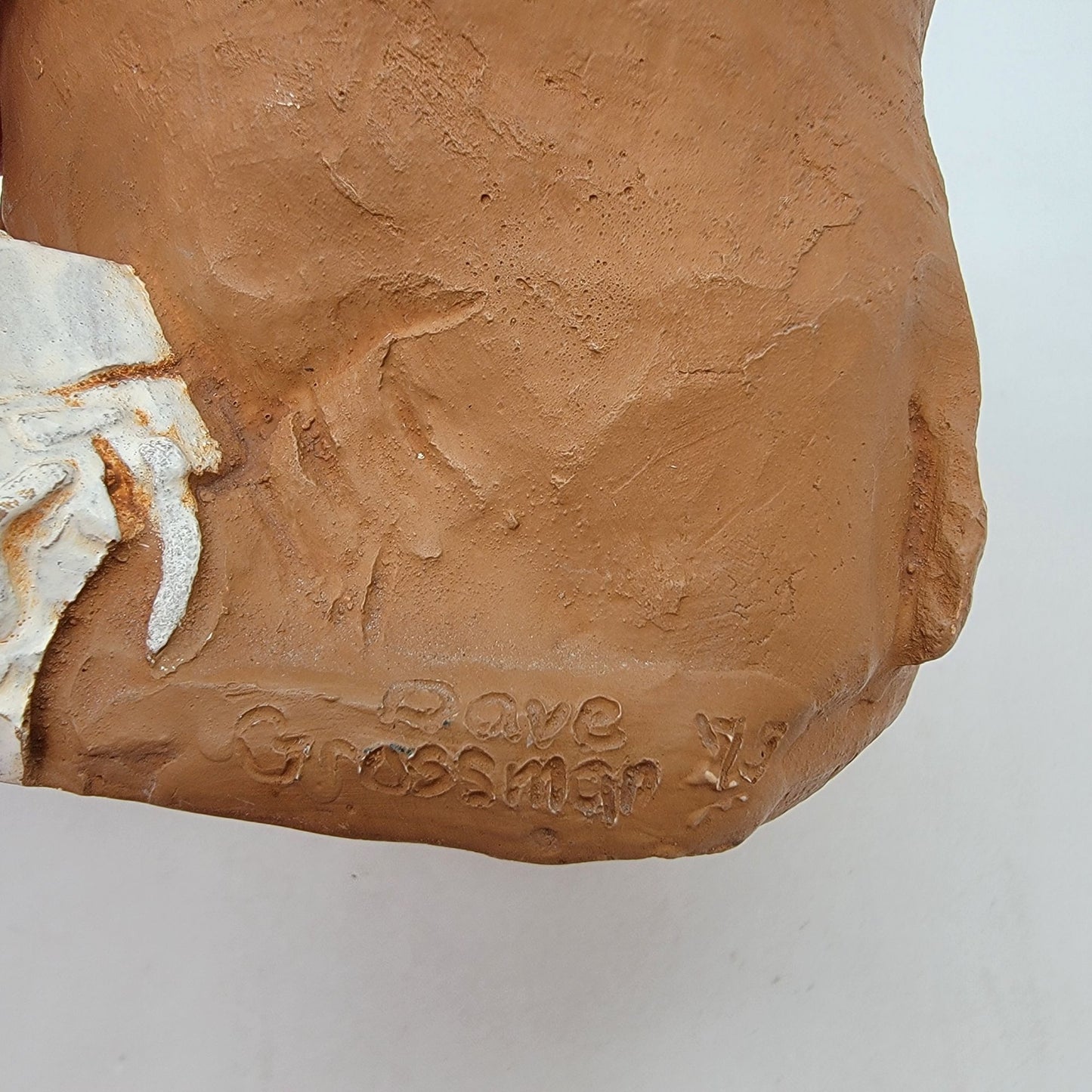 Vintage 1973 Dave Grossman Art Pottery Hippo Planter