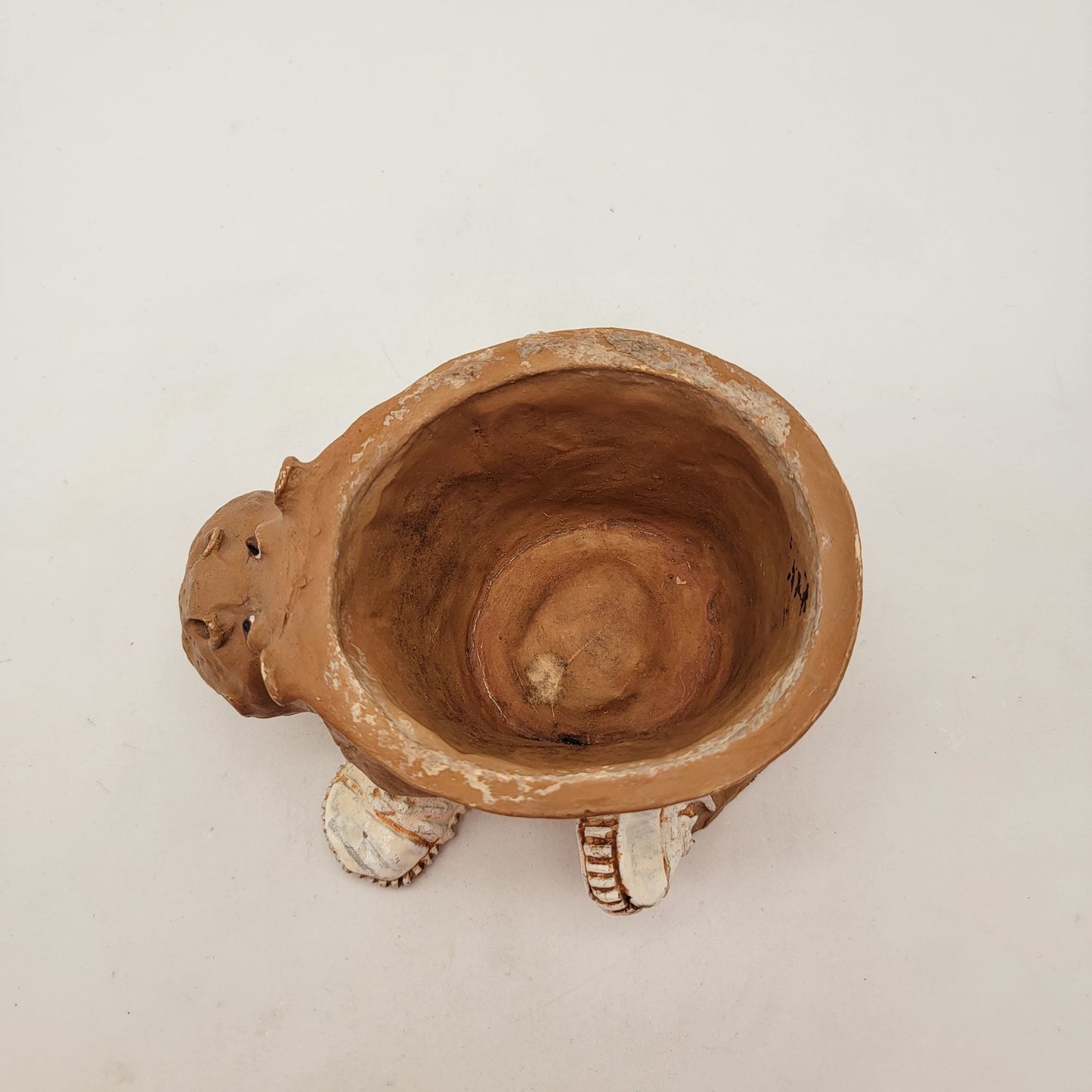 Vintage 1973 Dave Grossman Art Pottery Hippo Planter