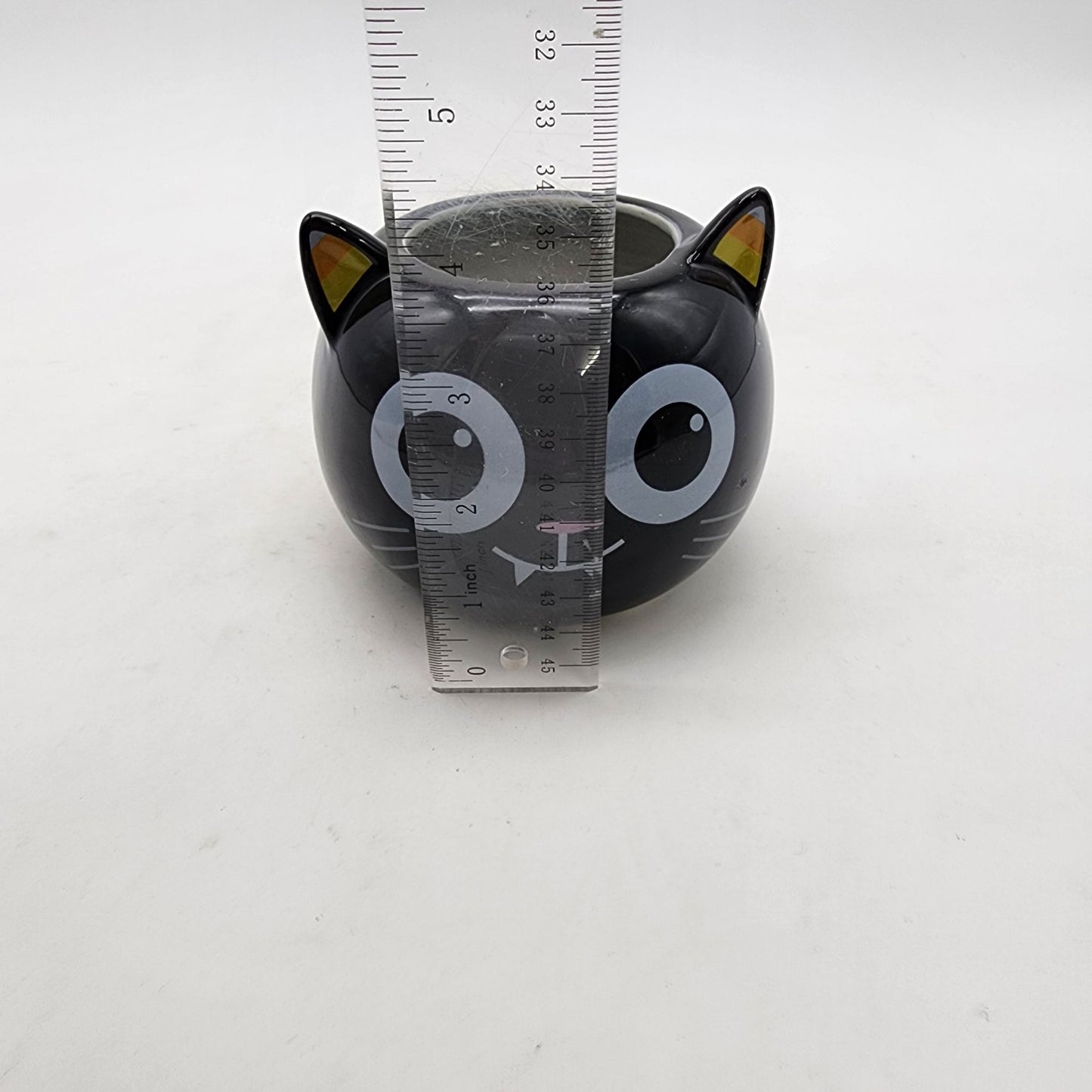 Black  Cat or Bat Planter Pot