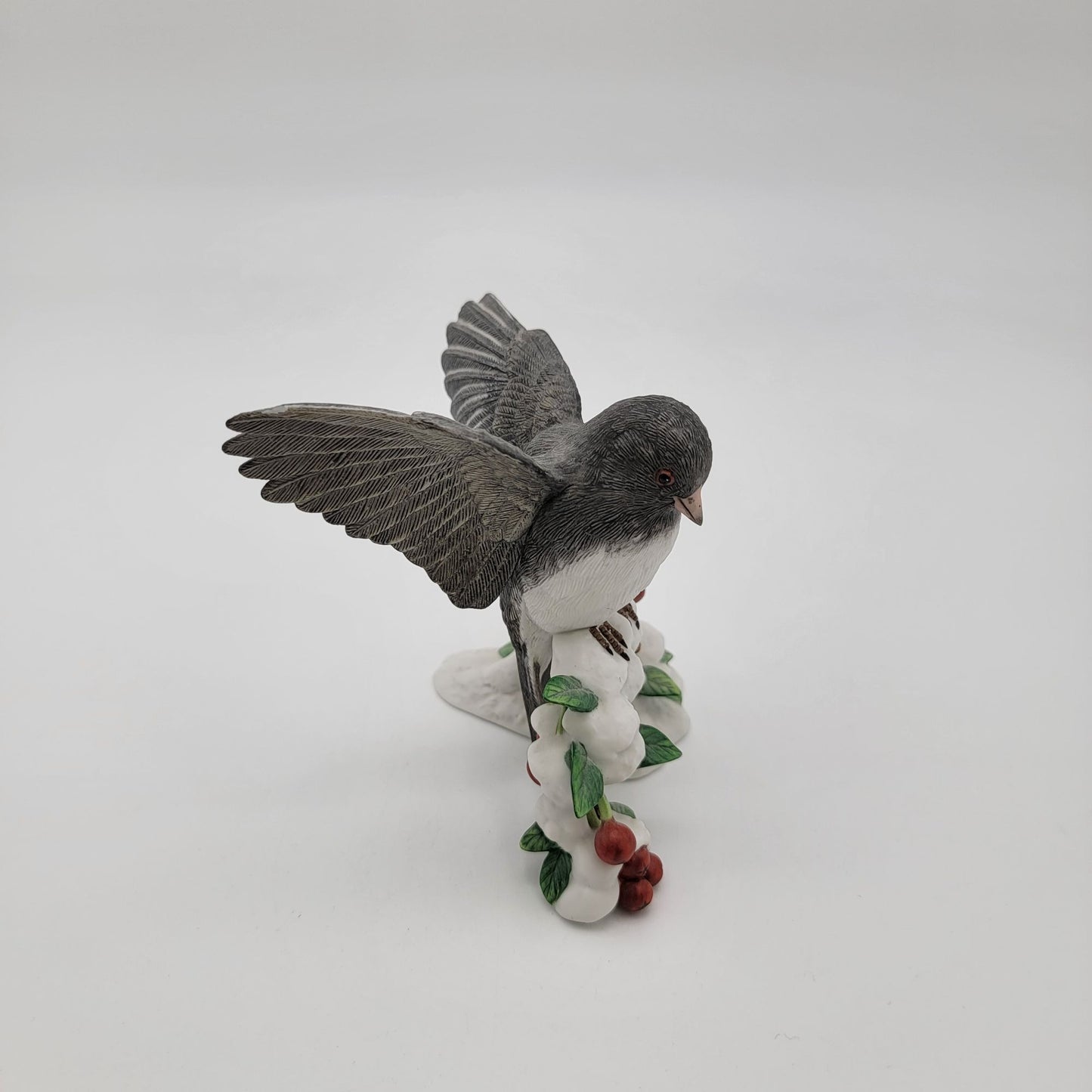 1991 Lenox Dark-Eyed Junco Bird Porcelain Figurine