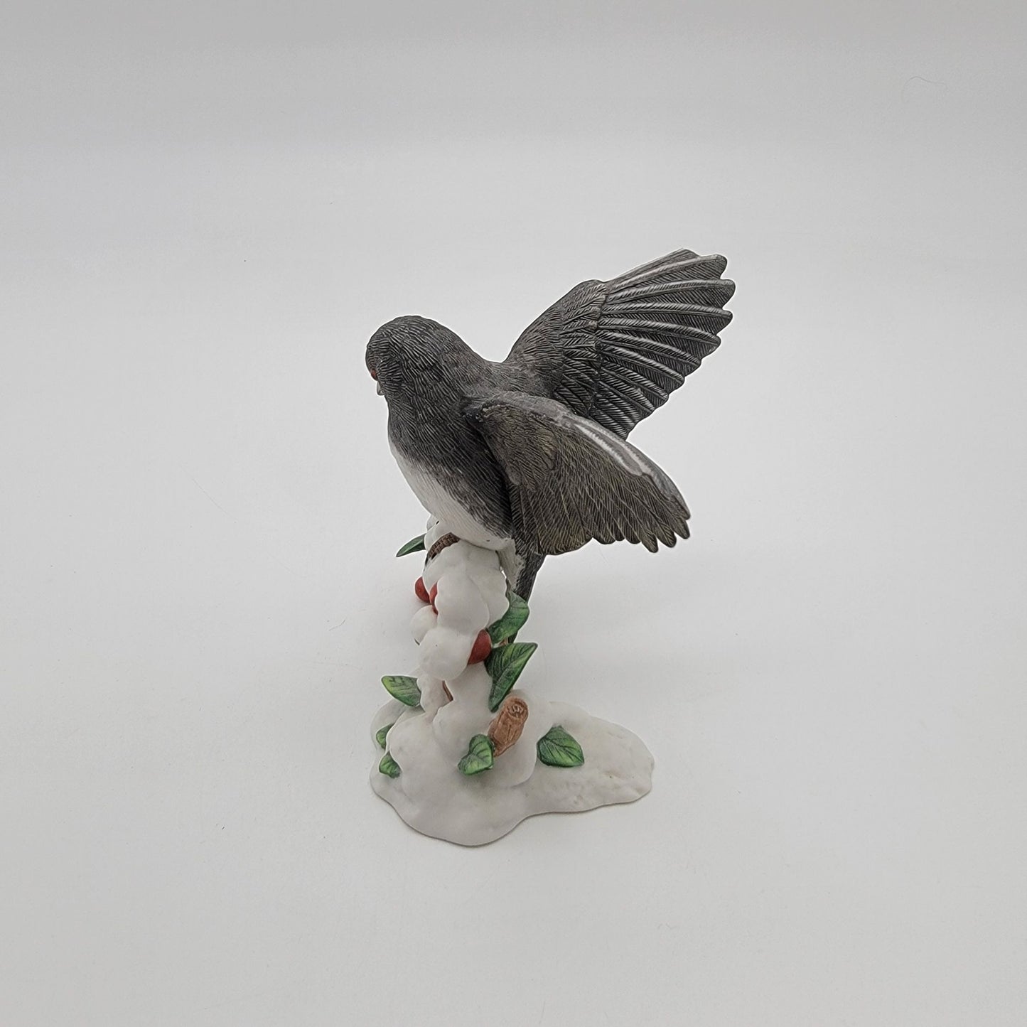 1991 Lenox Dark-Eyed Junco Bird Porcelain Figurine