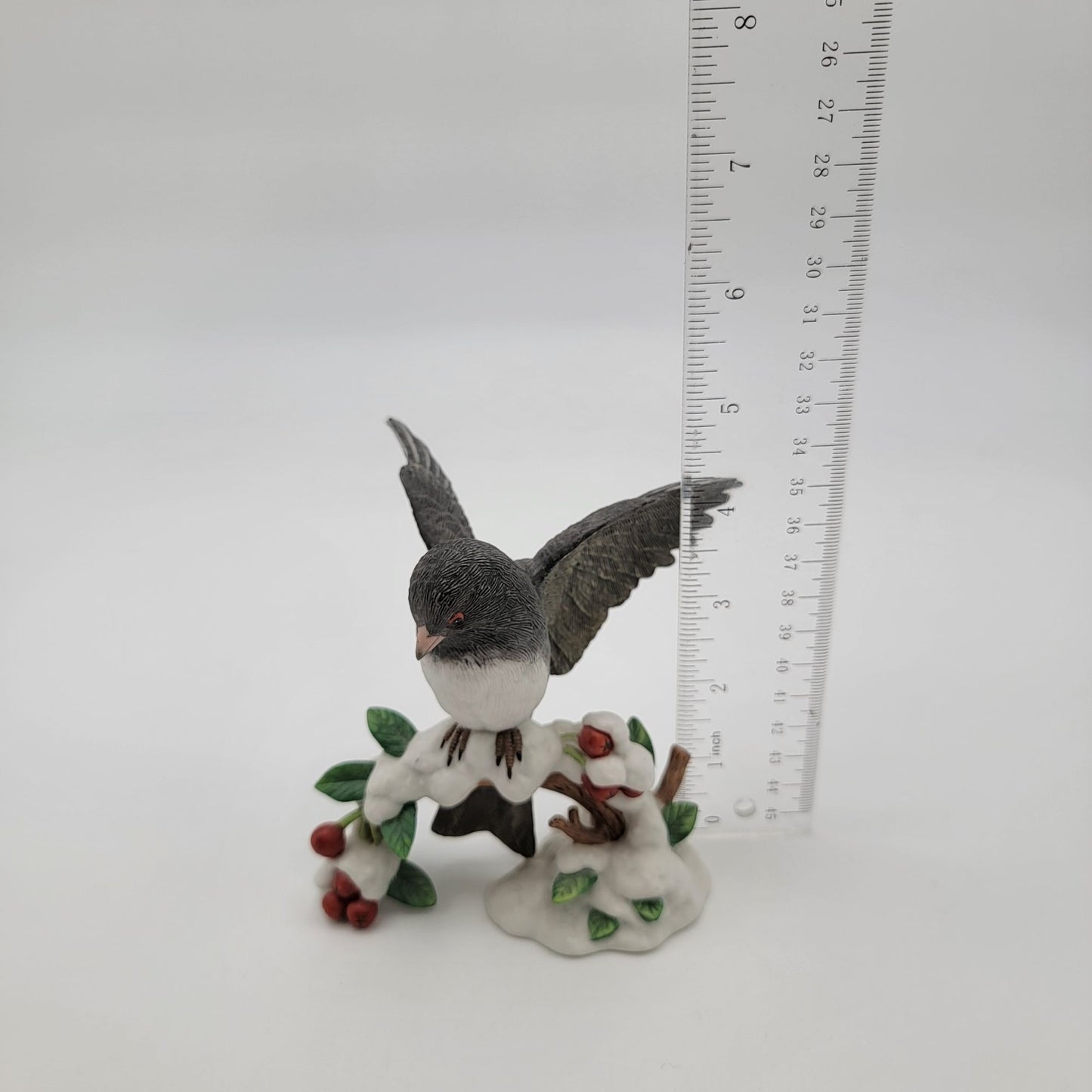 1991 Lenox Dark-Eyed Junco Bird Porcelain Figurine