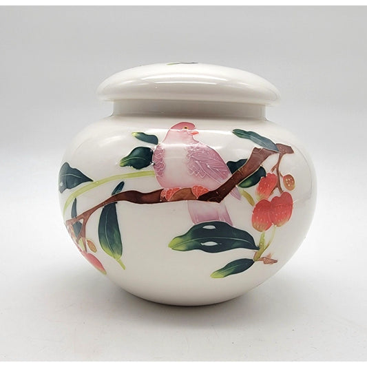Chinoiserie Japanese Porcelain Jar With Bird