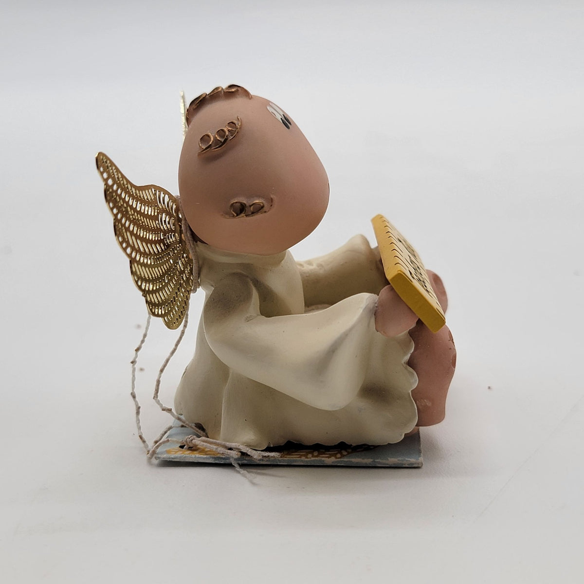 Vintage Russ Berrie Angel Cheeks Teacher Figurine By Kirk Awad