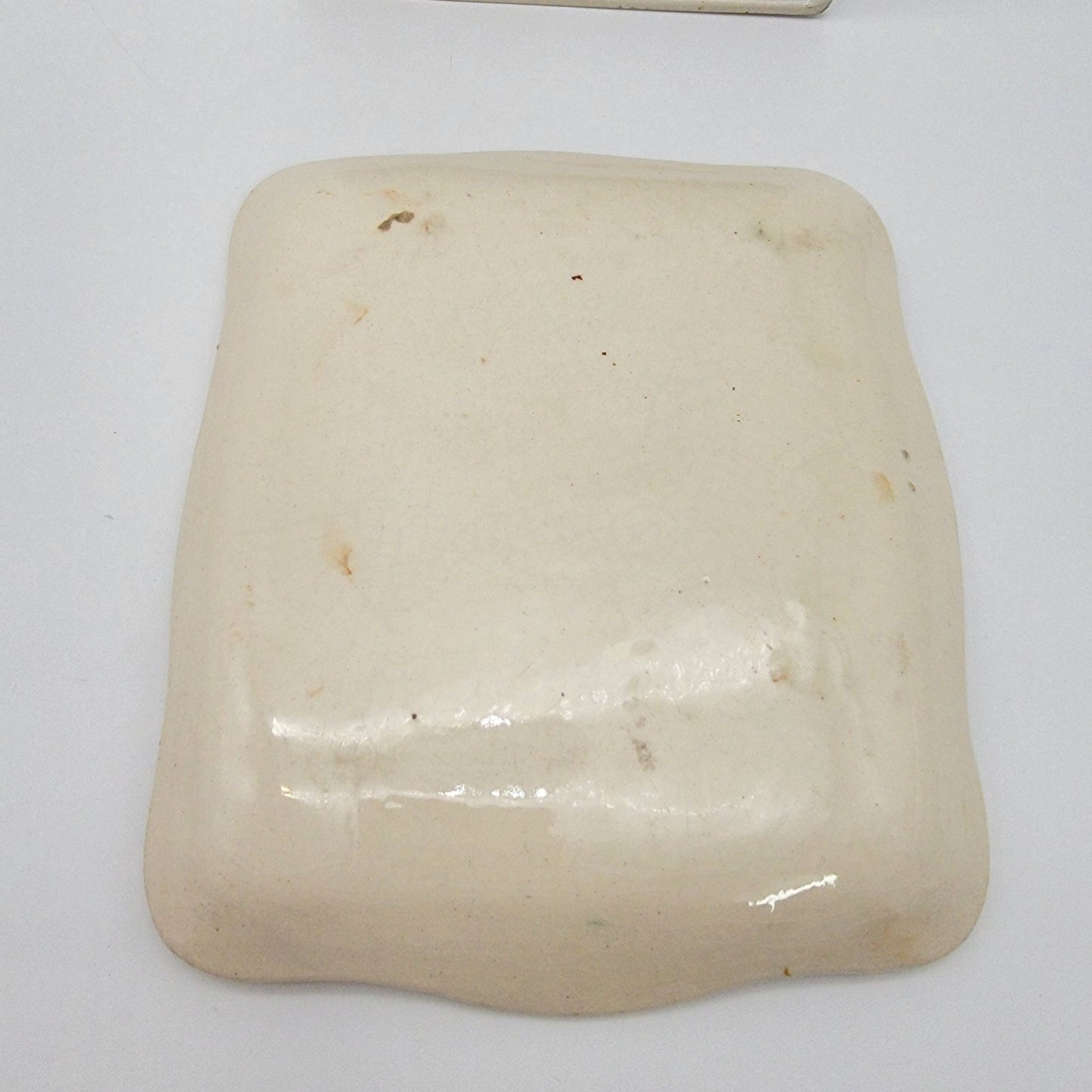 Antique Porcelain Cheese Keeper Dish