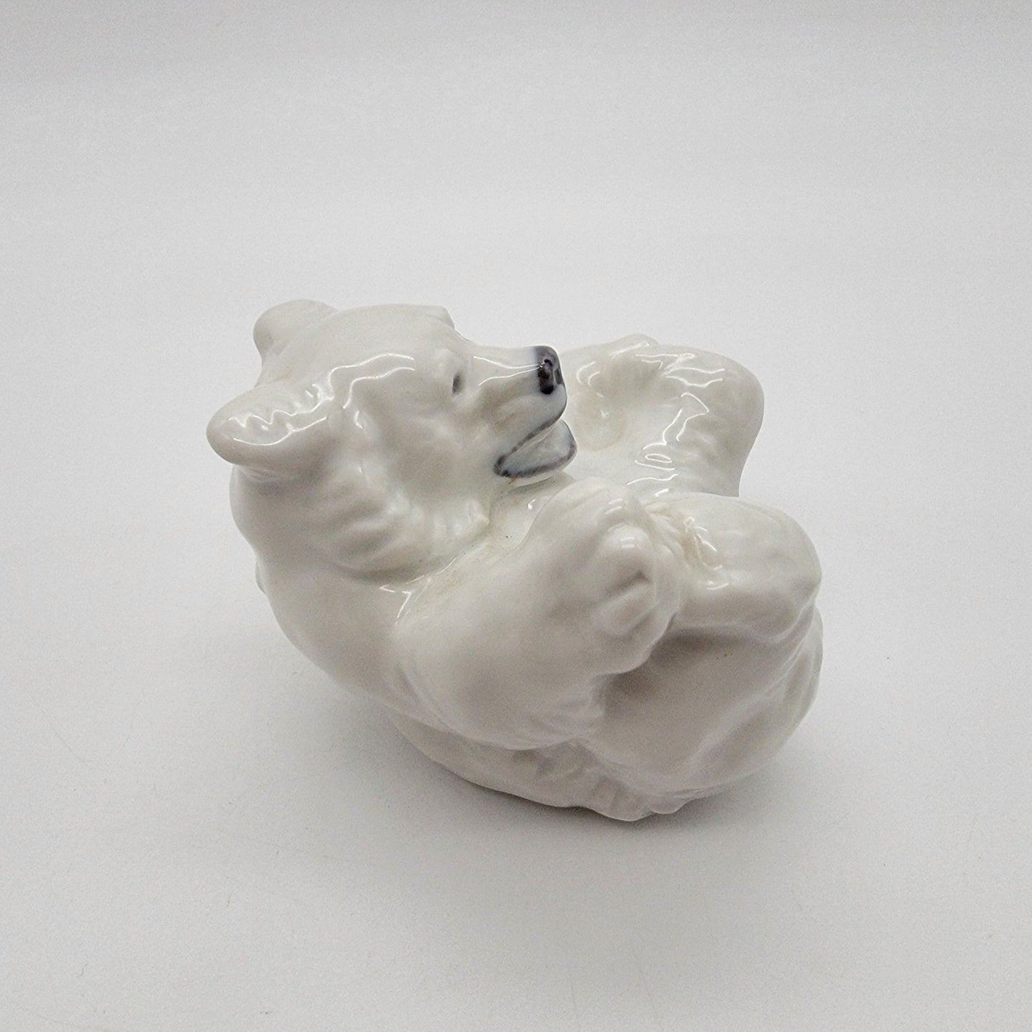 Vintage Royal Copenhagen Polar Bear Cub Porcelain Figurine