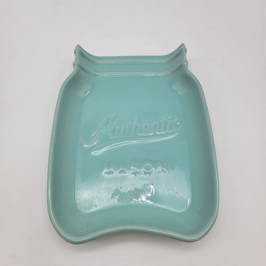Authentic Mason Jar Ceramic Spoon Rest