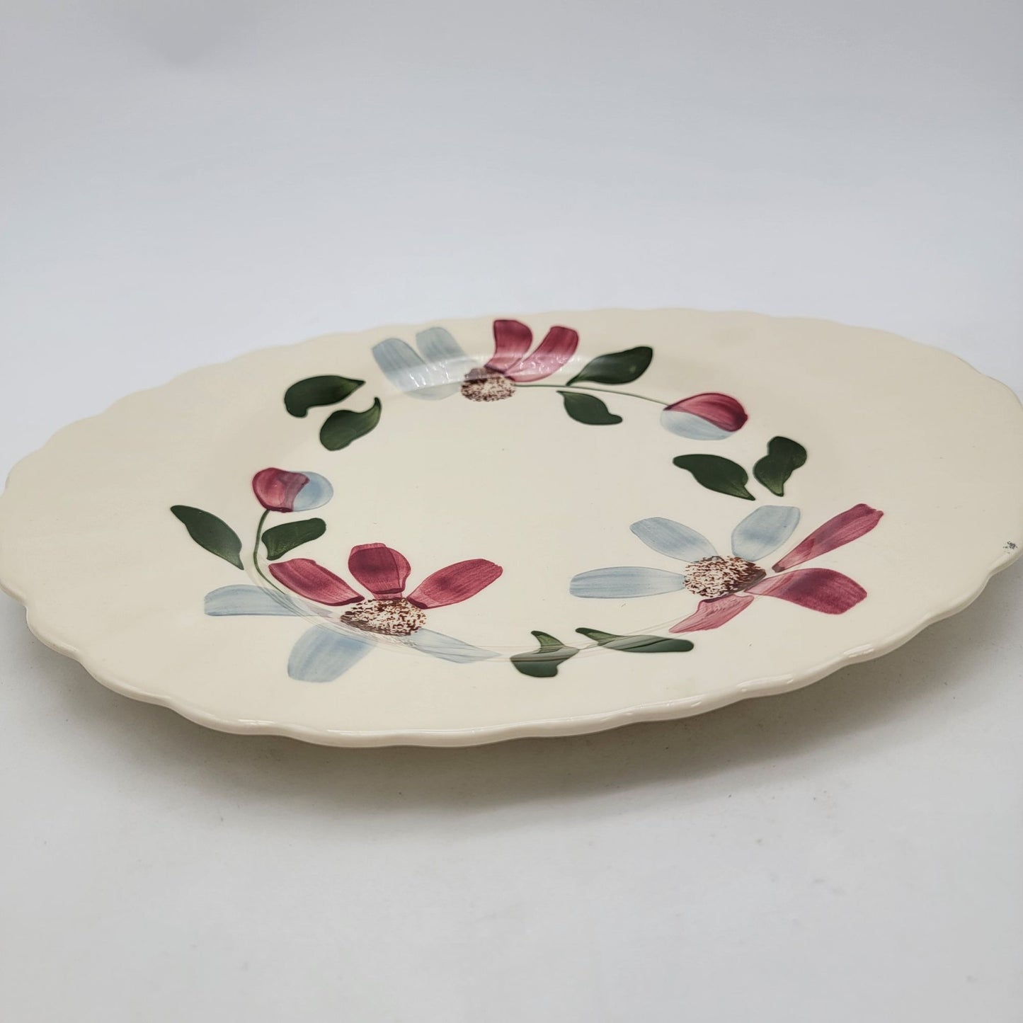 Blue Ridge Pottery Oval Serving Platter