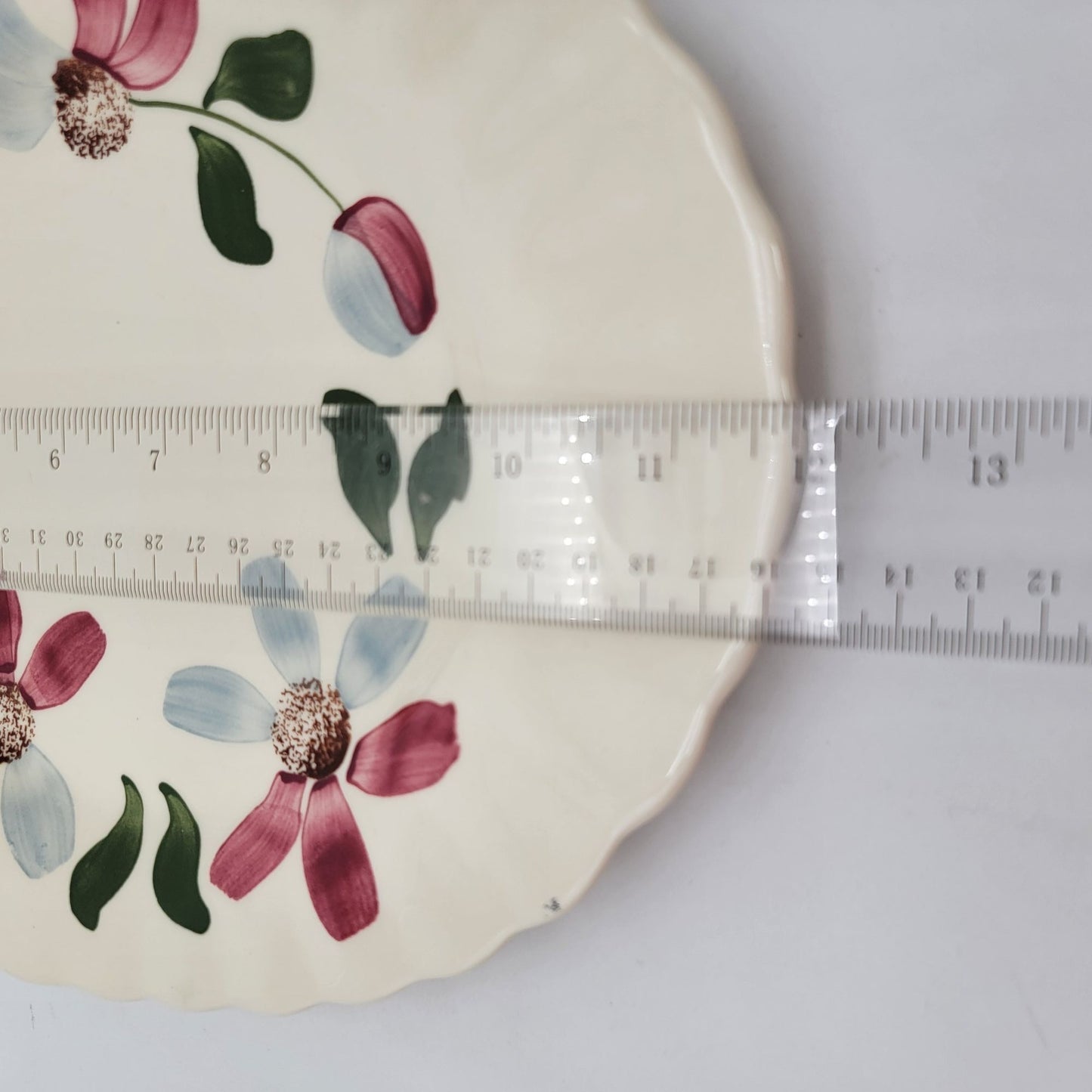 Blue Ridge Pottery Oval Serving Platter