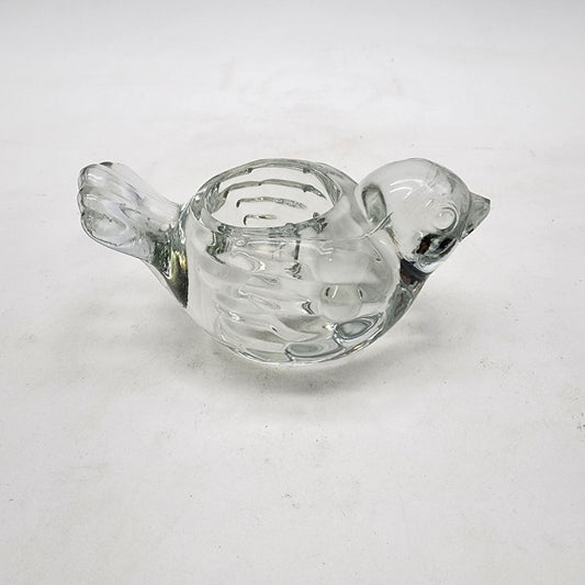 Vintage Indiana Glass Bird Candle Holder