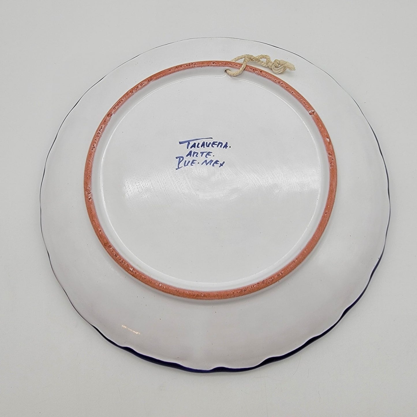 Puebla Talavera Arte Cruz Mexican Pottery Plate