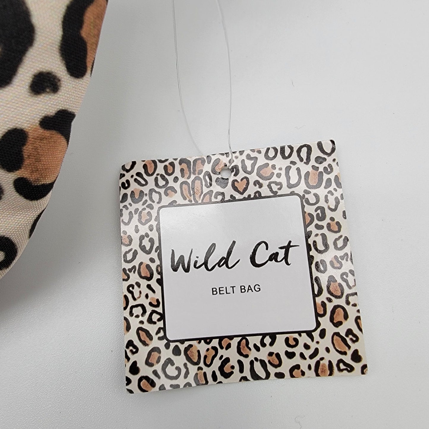LOVE Brighton Wild Cat Belt Bag Leopard Print Designed By Britney Drumheller