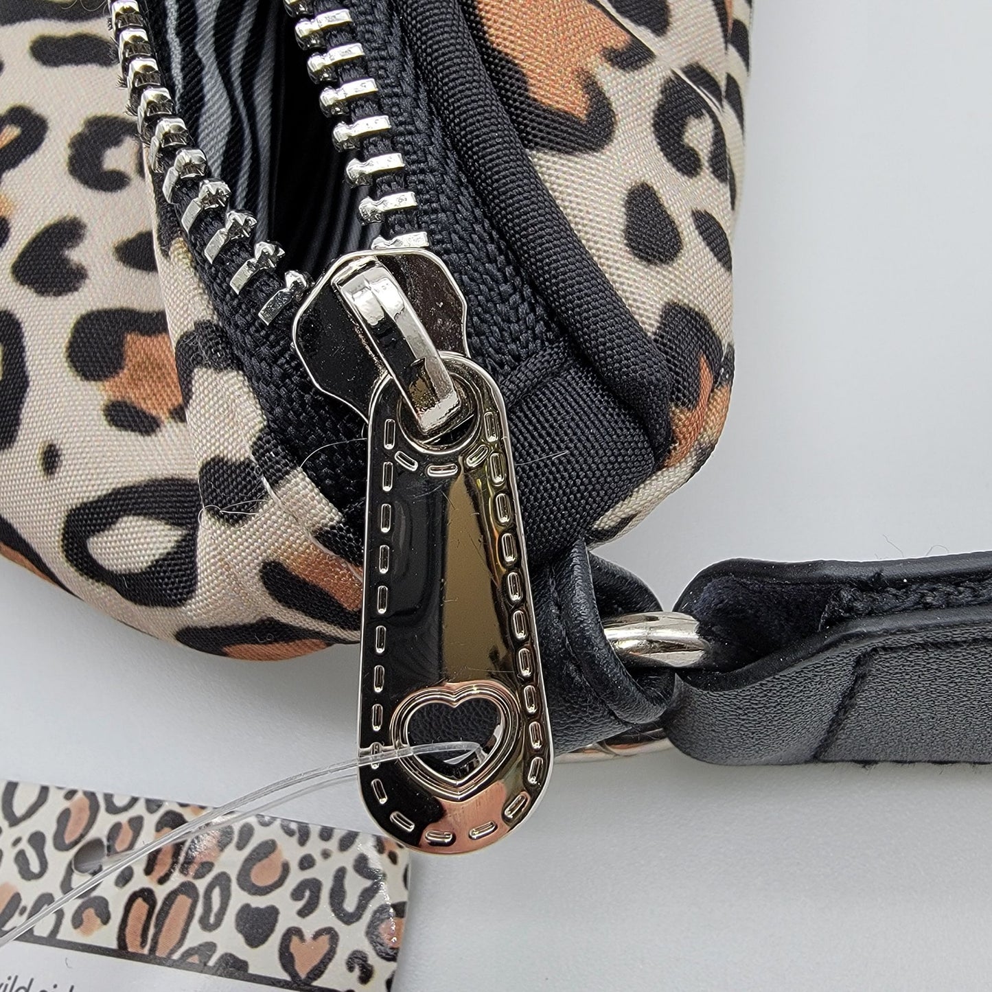 LOVE Brighton Wild Cat Belt Bag Leopard Print Designed By Britney Drumheller