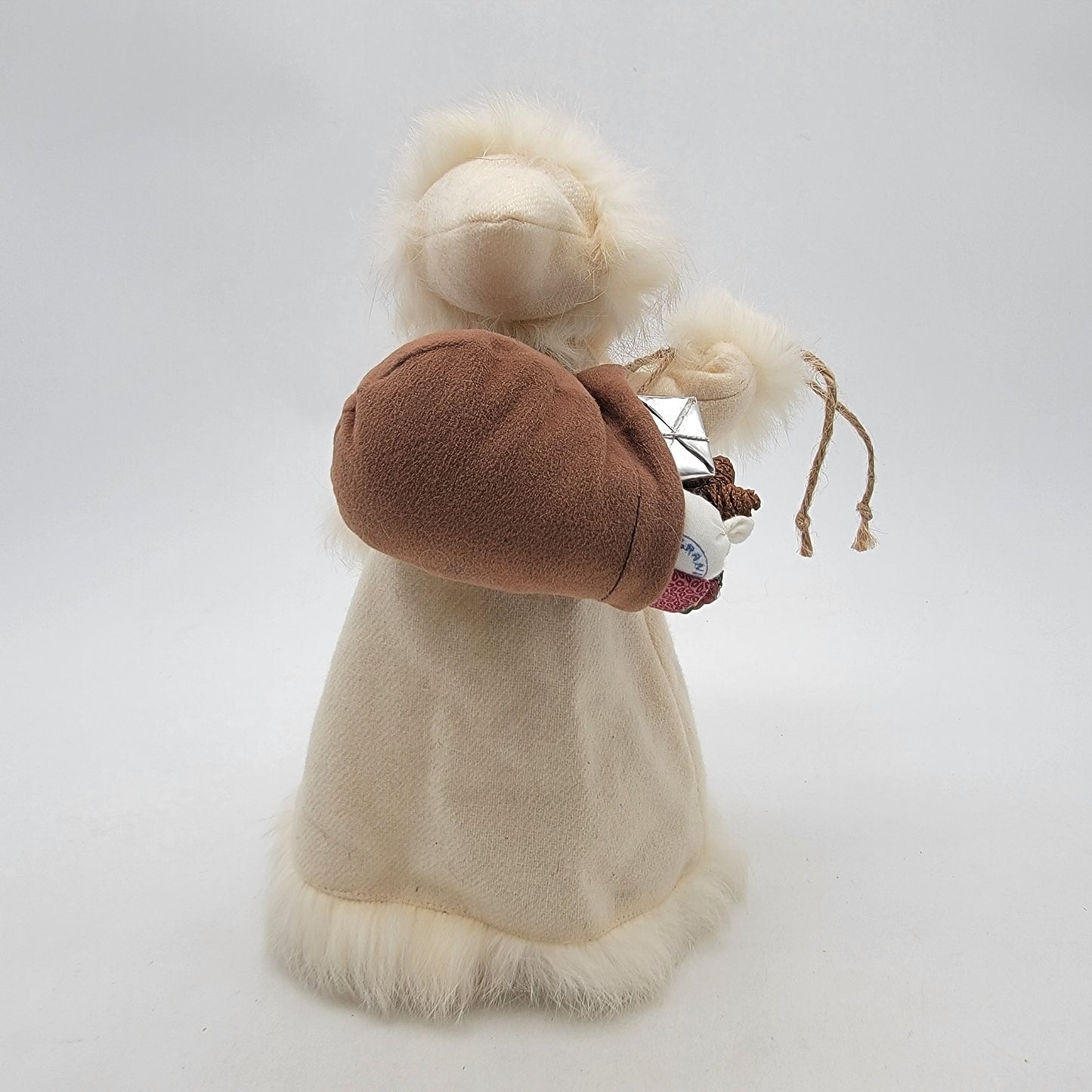 White Old World Santa Claus Christmas Decor