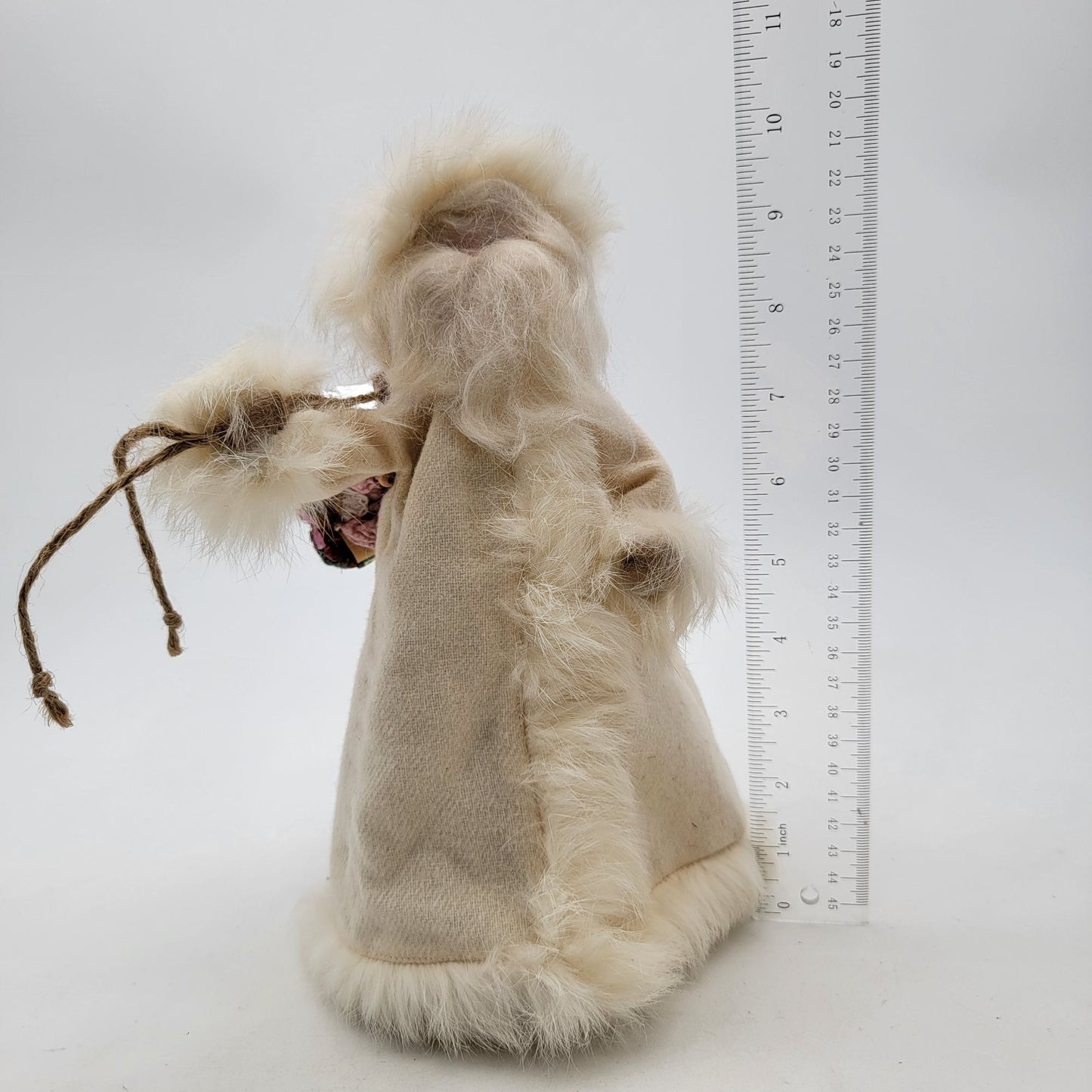 White Old World Santa Claus Christmas Decor