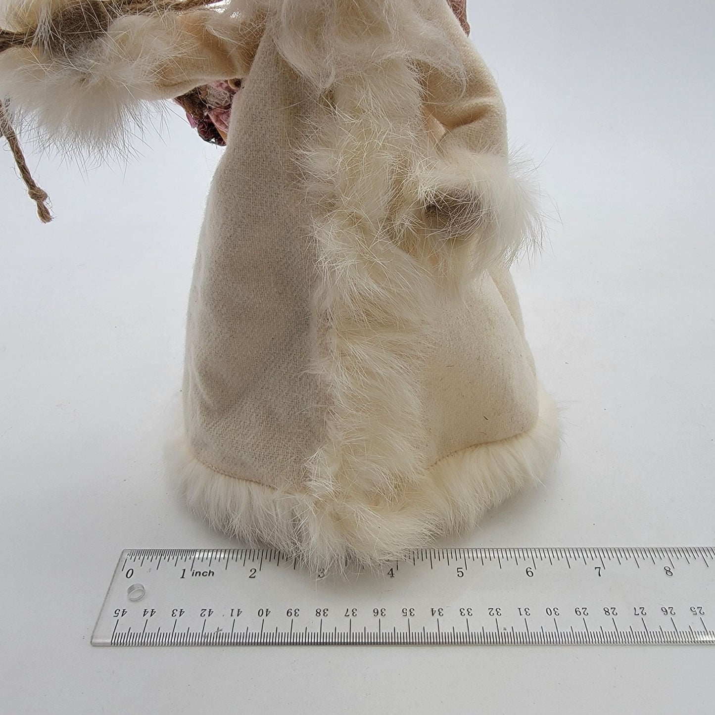 White Old World Santa Claus Christmas Decor