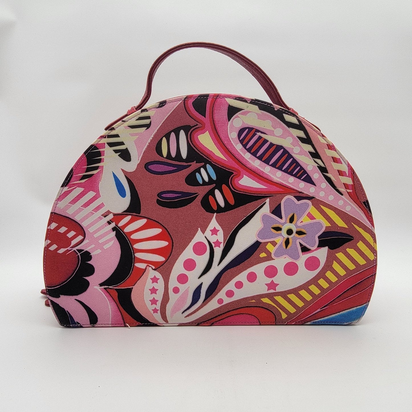 Far Nine Pink Paisley Makeup Travel Case