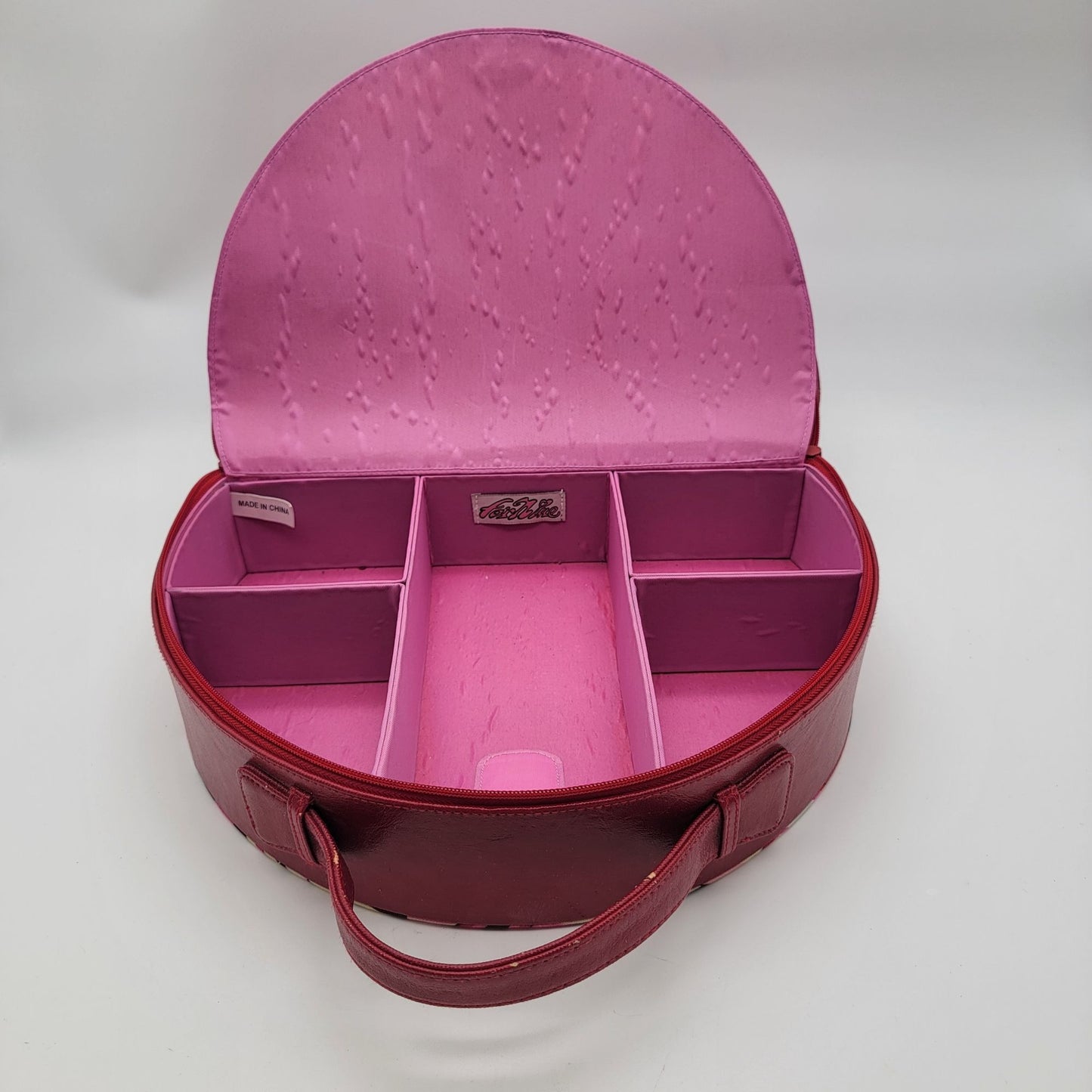 Far Nine Pink Paisley Makeup Travel Case