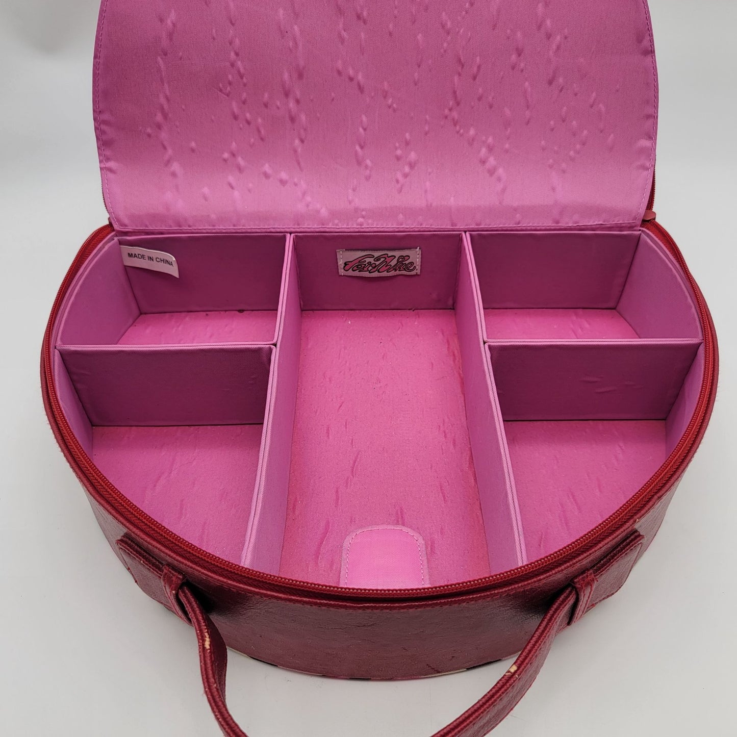 Far Nine Pink Paisley Makeup Travel Case