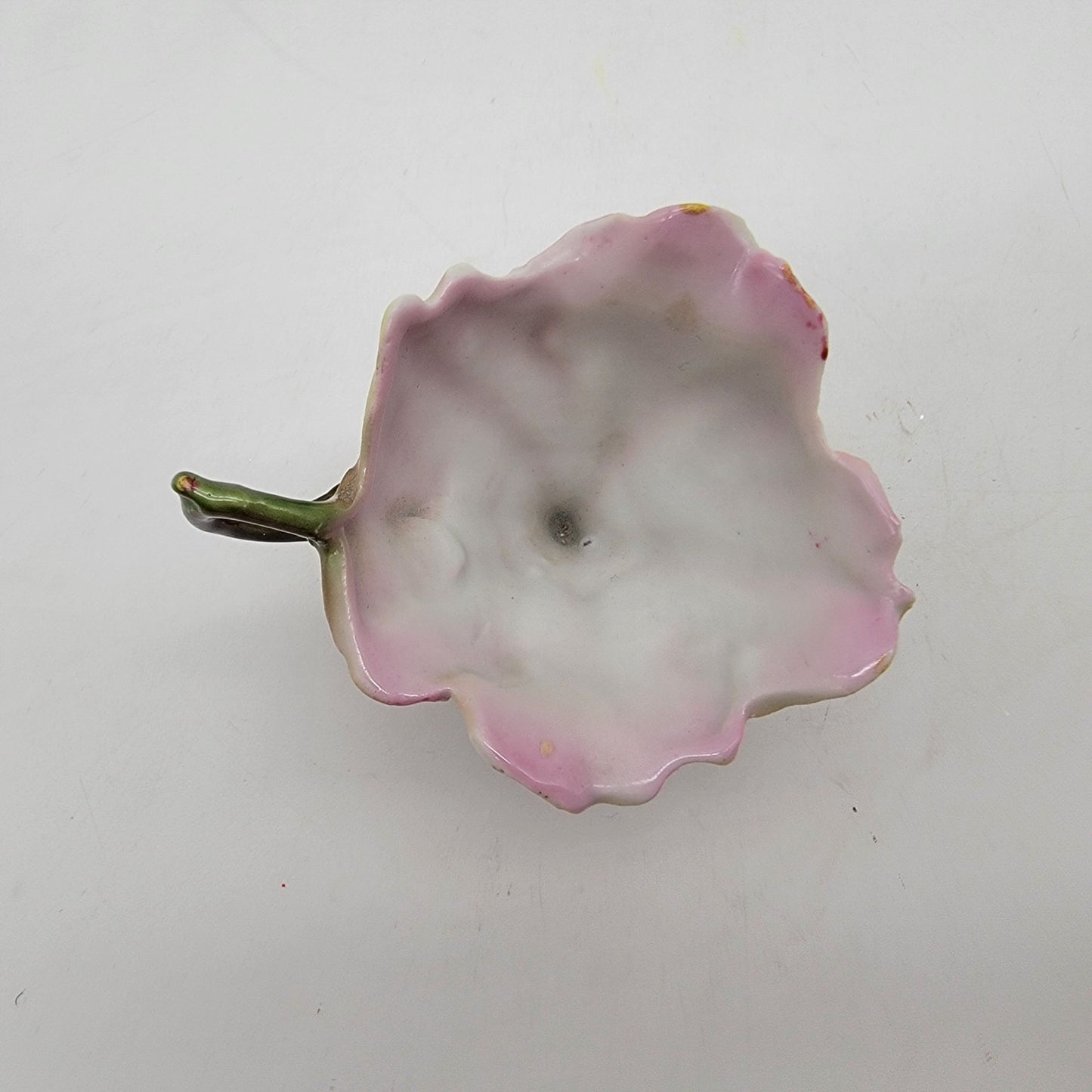 Vintage Franz Porcelain Pink Flower Tea Cup & Saucer